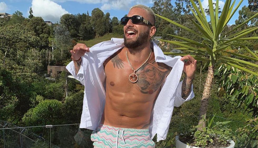 Maluma y su atrevido clavado desde lo más alto de un yate. (Foto: @maluma)