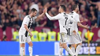 ¡Firmaron tablas! Juventus empató 1-1 ante Torino con Cristiano Ronaldo por la Serie A de Italia