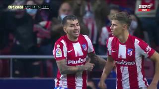 El ‘Ángel del gol’: Correa anotó el 3-3 del Atlético ante el Getafe por LaLiga [VIDEO]