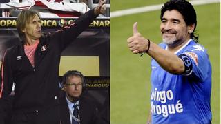 Ricardo Gareca le respondió el saludo a Diego Maradona por clasificación a Rusia 2018