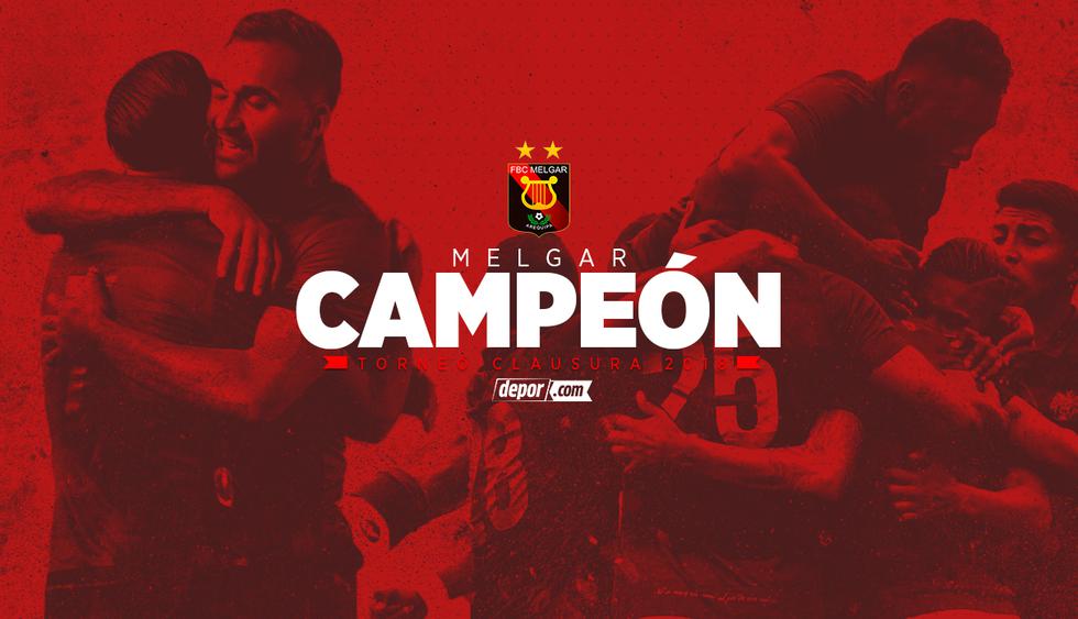 FBC Melgar es el campeón del Torneo Clausura 2018. (Infografía: Marcelo Hidalgo / Investigación: Eduardo Combe)