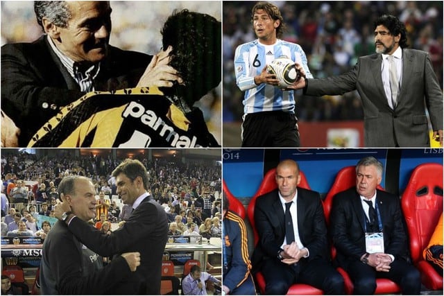 Como Gregorio Pérez y Bengoechea: los 'maestros' y 'aprendices' que se volvieron rivales en el fútbol.