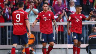 Con gol de James: Bayern Munich venció 3-1 al Leverkusen por la tercera fecha de la Bundesliga