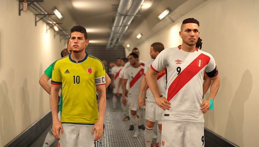 Perú vs. Colombia (Foto: PES 2018)