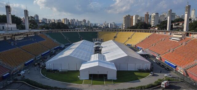 Estadio Pacaembú, Sao Paulo. (Foto: AFP)