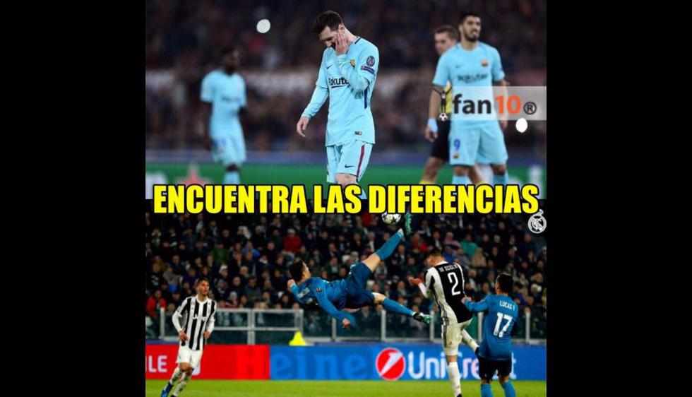 Los mejores memes del Barcelona-Roma por la vuelta de cuartos de final de Champions League. (Difusión)