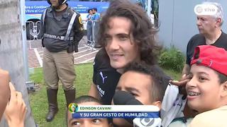 Crack dentro y fuera de la cancha: el gesto de Edison Cavani con los hinchas de la Copa América [VIDEO]