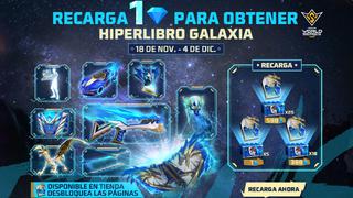 Free Fire: cómo obtener Hiperlibros Galaxia gratis con el evento de recarga