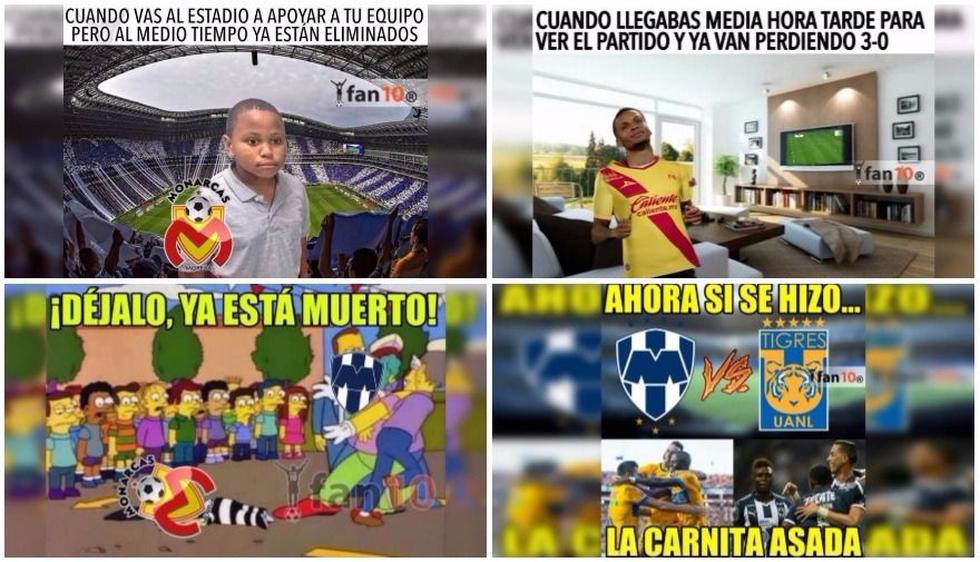 Los memes tras la goleada y clasificación de Monterrey sobre Morelia en la Liguilla MX (Foto: Facebook).