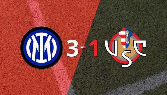 Inter superó por 3-1 a Cremonese como local
