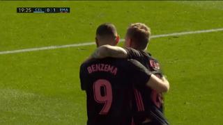 Gol de Benzema: Real Madrid marcó el 1-0 a Celta en LaLiga [VIDEO]