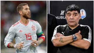 Sergio Ramos: "Maradona está a años luz de Messi, el mejor argentino"