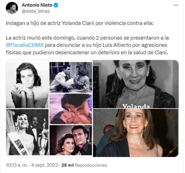 Publicación en Twitter del periodista Antonio Nieto (Foto: Antonio Nieto/Twitter)