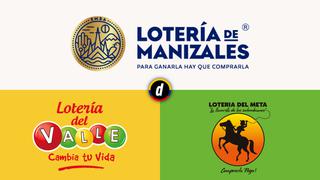 Lotería de Manizales, Valle y Meta del 3 de mayo: resultados y ganadores del miércoles