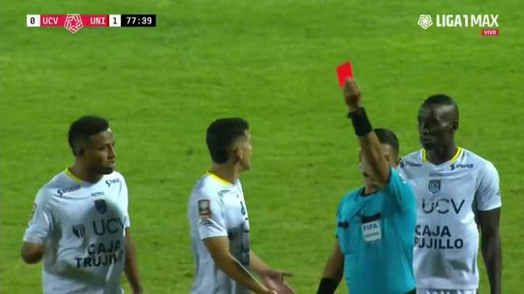 Rodrigo Ureña se fue expulsado del partido entre Universitario y César Vallejo. (Video: Liga 1 MAX)