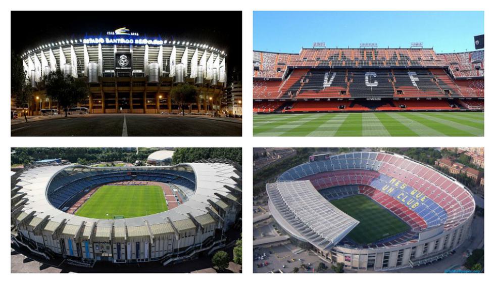 Estos son los diez estadios con mejor valoración en la Liga BBVA (Difusión).