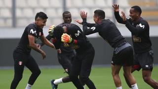 Selección Peruana entrenó en el Nacional y Pedro Gallese estuvo a la par con sus compañeros