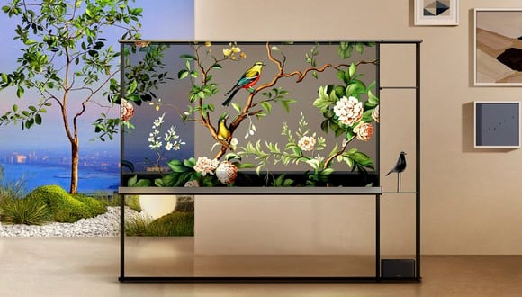 CES 2024 | Así es el nuevo televisor transparente de LG, el LG Signature OLED T. (Foto: LG)
