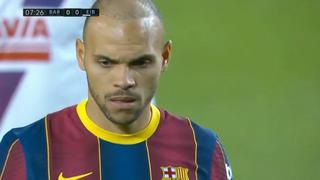 ¡Para qué te traje! Martin Braithwaite falló penal para el Barcelona tras terrible ejecución [VIDEO]