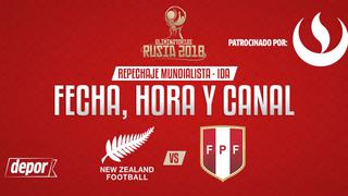 Perú vs. Nueva Zelanda: fecha, hora y canal del primer partido por el repechaje en Wellington