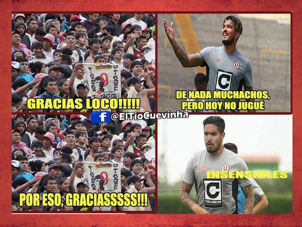 Universitario de Deportes goleó pero los memes los agarraron de punto. (Facebook)