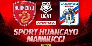 Sport Huancayo vs. Carlos A. Mannucci por el Apertura (Diseño: Depor)