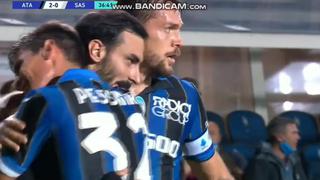 Asistencia de Duván Zapata: Zappacosta anota el 2-0 en Atalanta vs. Sassuolo por Serie A [VIDEO]