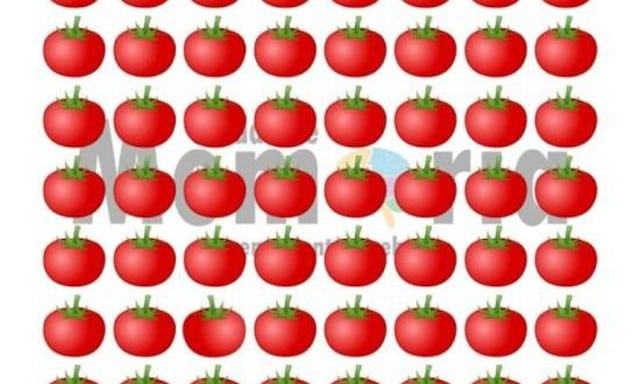 Solo para ‘cracks’: halla el tomate distinto que está oculta en la imagen de este nuevo reto viral. (Foto: Pinterest)