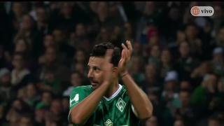 Nostalgia pura: Pizarro y la ovación de más 40 mil almas en Weserstadion, en su despedida