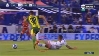 Pobre rodilla: el preciso momento de la grave lesión de Fernando Gago en Vélez por la que será operado [VIDEO]