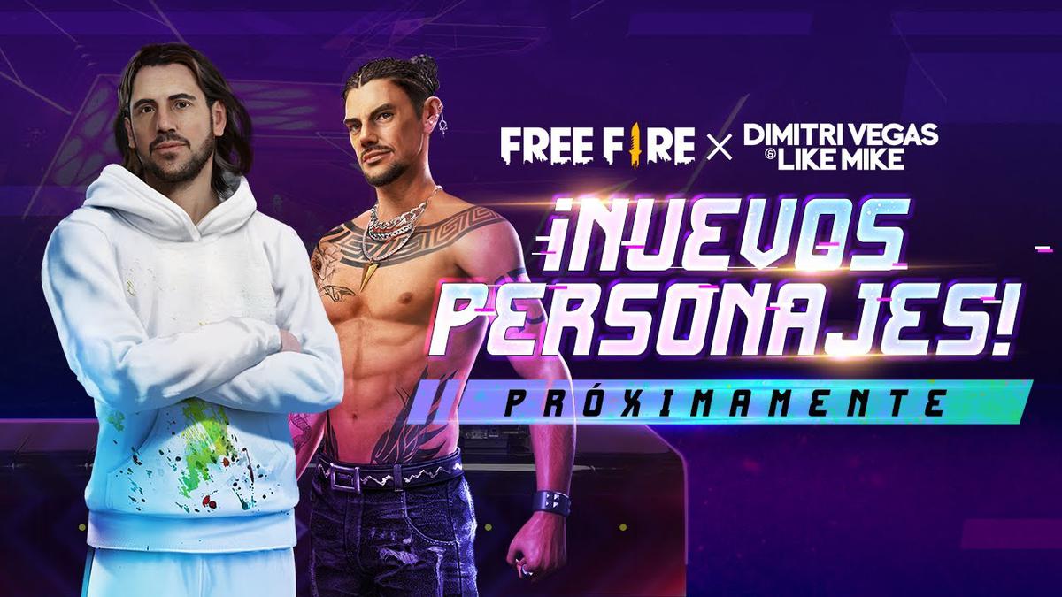 Free Fire: cuáles serán las habilidades de Dimitri Vegas y Like Mike, los nuevos personajes | Garena | Nuevos personajes | Habilidades | Parche | 4niversario | DEPOR-PLAY | DEPOR