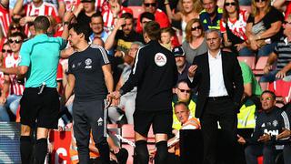 ¿Tan fácil?: Jose Mourinho fue indultado por la FA luego de expulsión ante Southampton