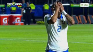 ¡ESTABA SOLO! Lo que falló Thiago Silva a pocos metros en Bolivia vs. Brasil [VIDEO]