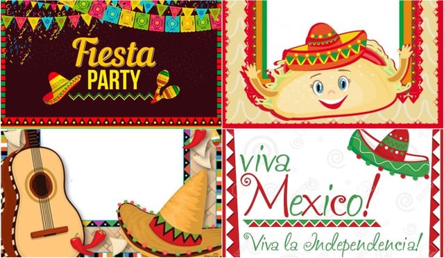 Fiestas Patrias: invitaciones y tarjetas para celebrar la Independencia de México (Foto: Facebook)