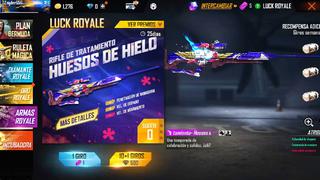 Free Fire: guía para obtener el Rifle de Tratamiento - Huesos de Hielo del “Armas Royale”