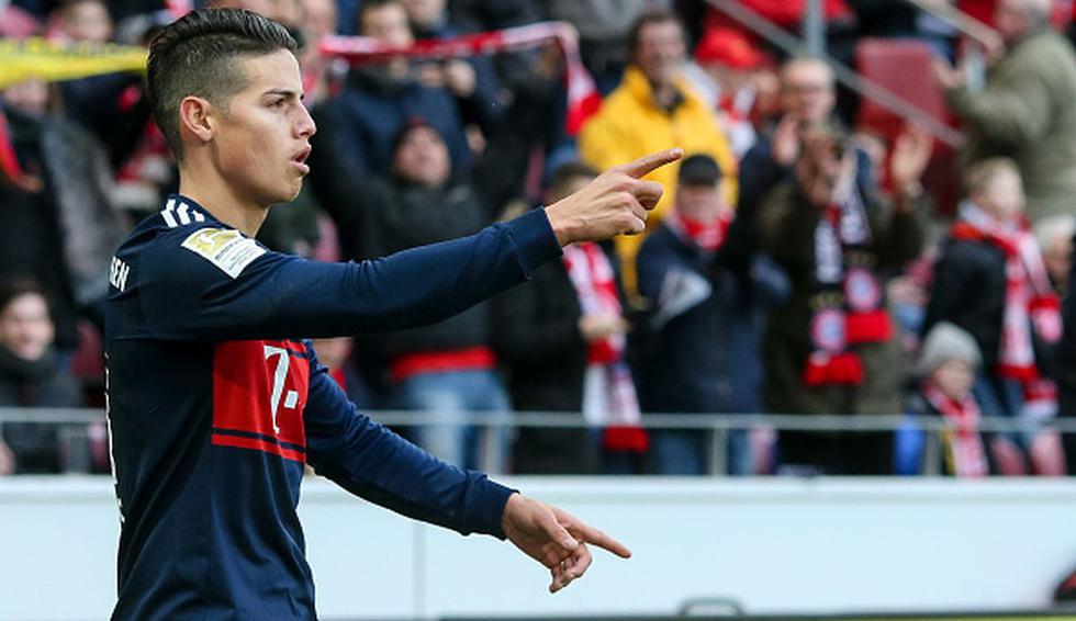 Bayern Munich venció a Mainz con gol de James Rodríguez por la Bundesliga. (Getty)