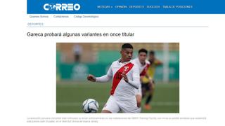 Con los ojos sobre Quevedo: así informa la prensa ecuatoriana antes del partido amistoso ante Perú
