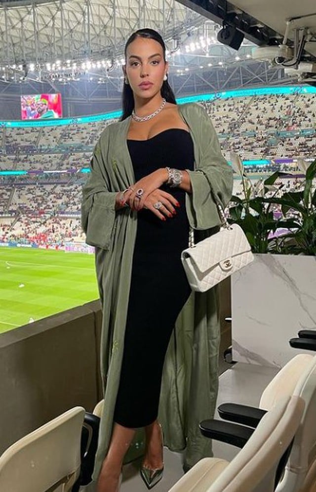 En el Mundial Qatar 2022 también han deslumbrado con su glamour las novias o esposas de los futbolistas de varios países. (Foto: Georgina Rodríguez/Instagram)