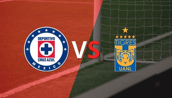 Al comienzo del segundo tiempo Cruz Azul y Tigres empatan 1-1