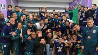 Alianza Lima se acordó del 'compadre' en el festejo del título del Apertura (VIDEO)