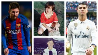 Así lucían Cristiano, Messi y otros cracks cuando eran niños [FOTOS]