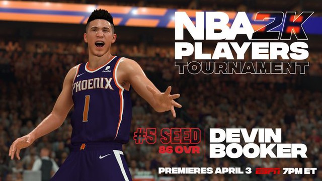 Devin Booker. (Foto: Twitter @NBA2K)