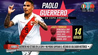 Copa América 2021: El récord que Paolo Guerrero no podrá superar