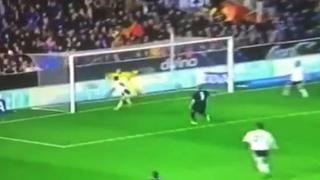 Real Madrid vs. Valencia: Alcácer terminó la alegría blanca en un minuto