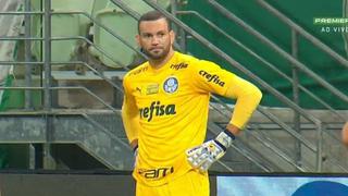 Después de ser titular ante Perú: Weverton disputó 90 minutos en derrota de Palmeiras por el Brasileirao