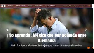El 'Tri' dijo adiós: asi informó la prensa mexicana sobre la eliminación de la Copa Confederaciones