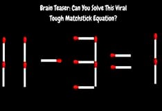 Supera la ecuación 11-3=1 moviendo un solo cerillo y en menos de 6 segundos