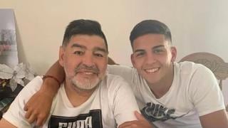 Tiene cositas: sobrino nieto de Maradona anotó hat-trick en la Liga Argentina