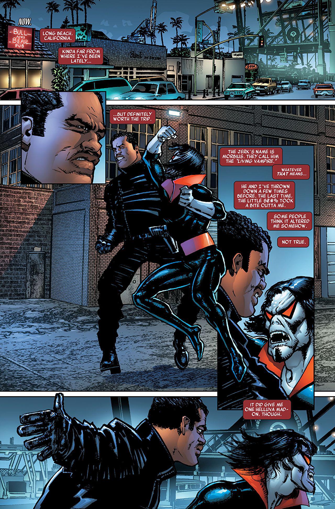 Blade y Morbius ya se han enfrentado en el pasado, ¿serán amigos o enemigos en su crossover? (Foto: Marvel Comics)