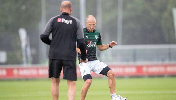 Arjen Robben había anunciado su retiro del fútbol en julio del 2019 tras varias temporadas en Bayern Múnich. (Foto: FC Groningen)